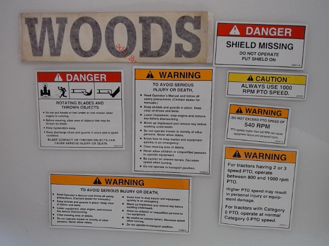 1019623 Decal Kit for WOODS