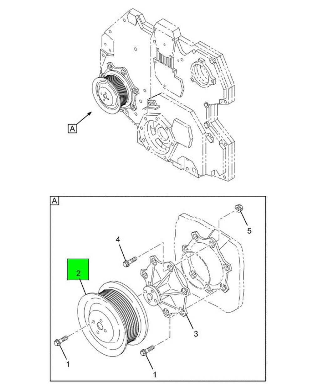 1879468C3 10grv Pulley for INTERNATIONAL TRUCK