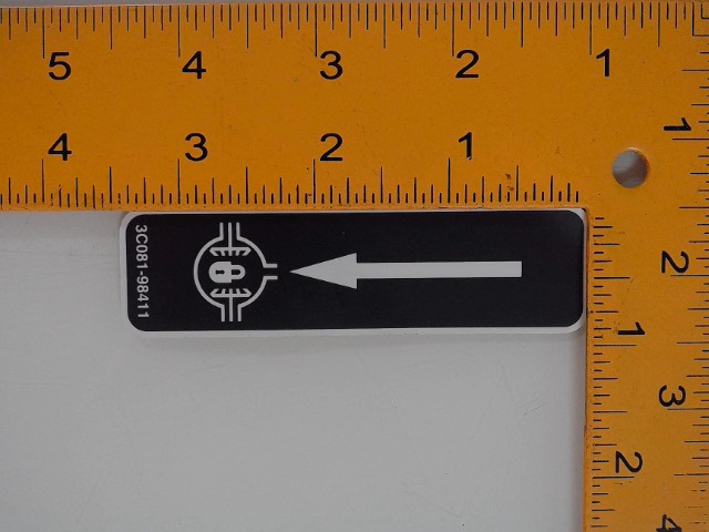 TD350-49950 Label for KUBOTA