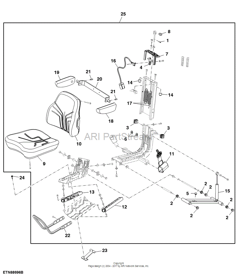 R258485 Bushing for JOHN DEERE