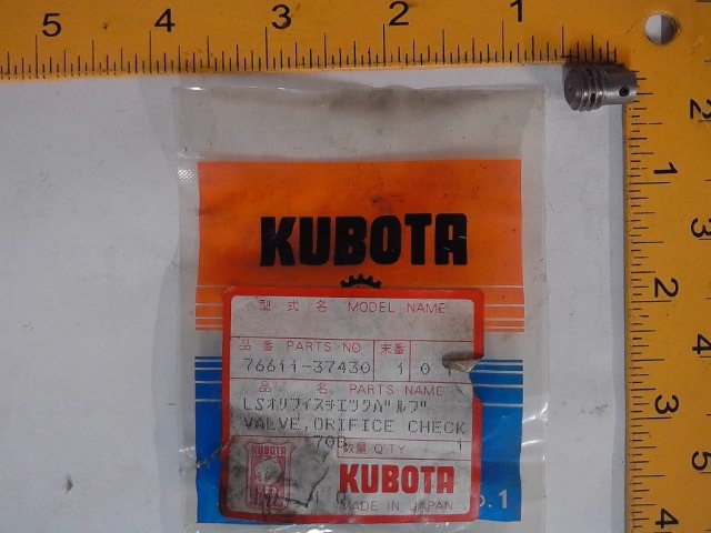 76611-37430 Valve for KUBOTA