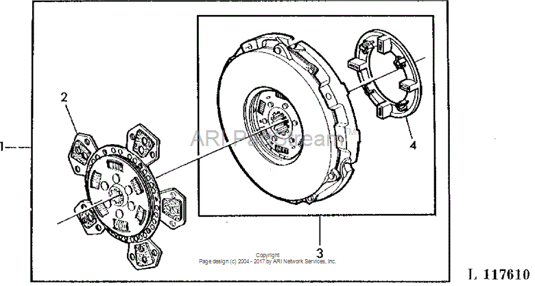 AL64948 Clutch Plate for JOHN DEERE