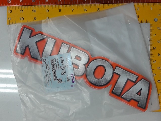 K2581-65120 Label for KUBOTA