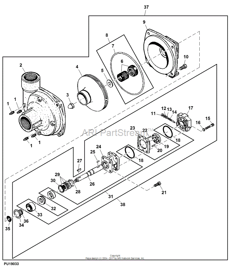 AN206043 Seal Kit for JOHN DEERE