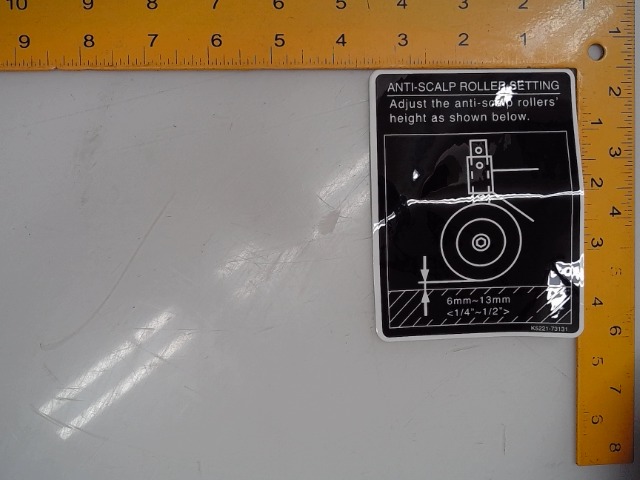 K5221-73130 Label for KUBOTA