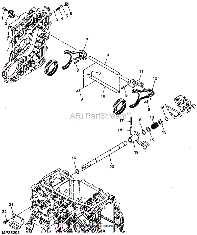 M809258 Ring for JOHN DEERE