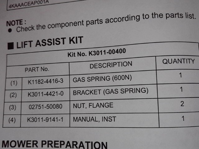 K3011-00400 Kit