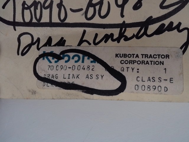 70090-00482 Drag Link Assy for KUBOTA