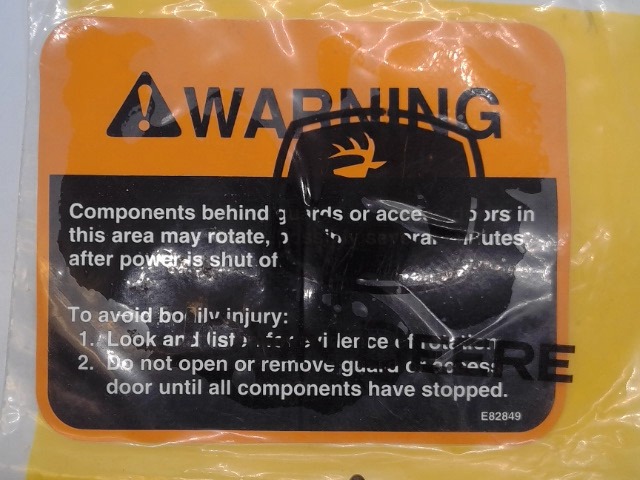 E82849 Decal for JOHN DEERE