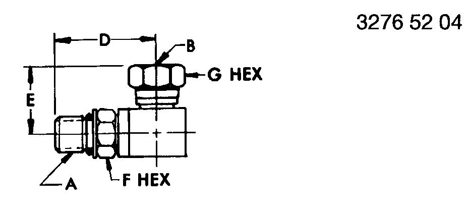 X2507-10-8 Fitting for JOHN DEERE