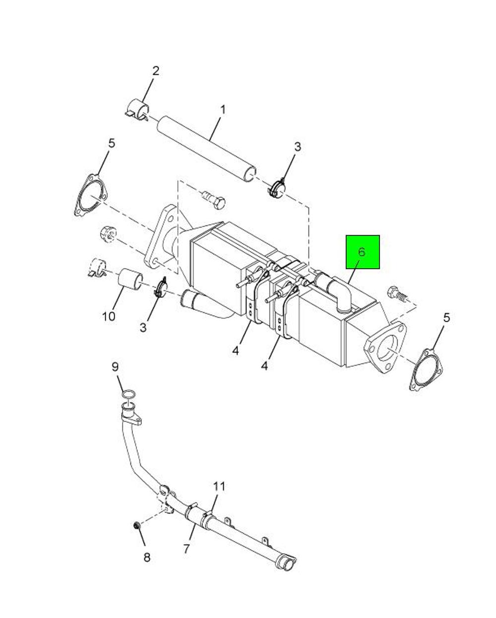 1872759C1 Cooler for NAVISTAR