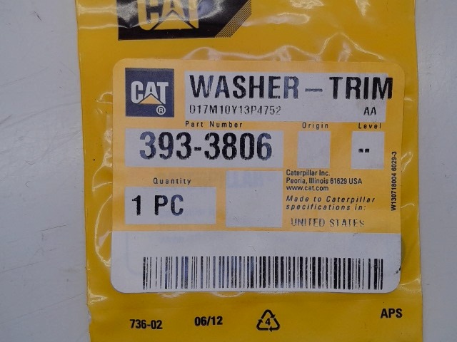 393-3806 Washer-trim