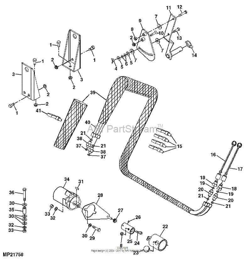 XPS-B-39 Slv/ft for JOHN DEERE