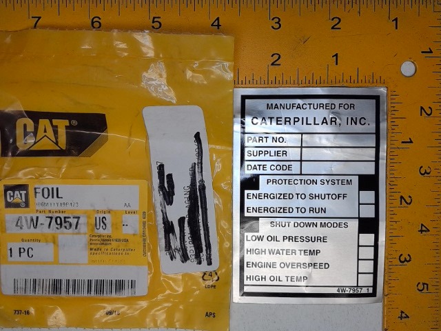 4W-7957 Film 0.16mm for CATERPILLAR