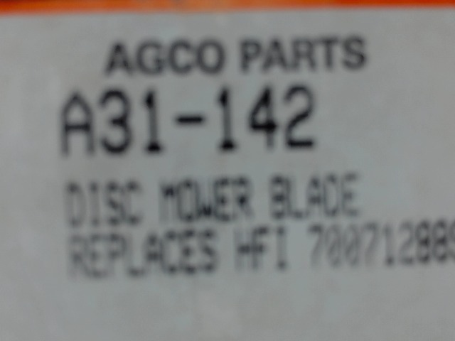 A31-142 Plate for AGCO