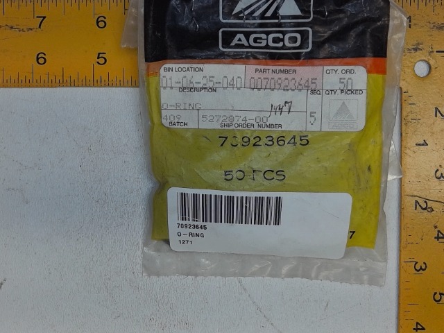 70923645 AGCO O-ring