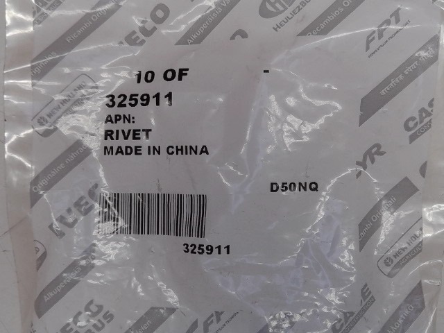 325911 Rivet for CASE NEW HOLLAND