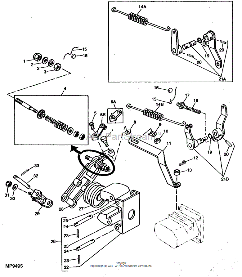 CH10440 Pin for JOHN DEERE