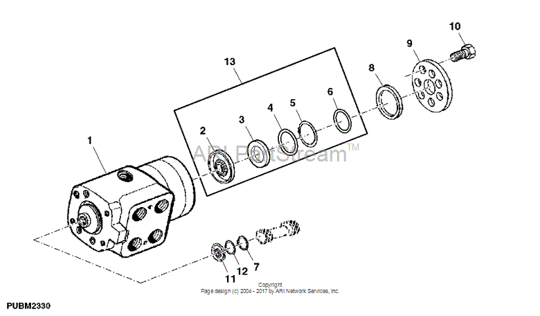 E84676 Bolt for JOHN DEERE