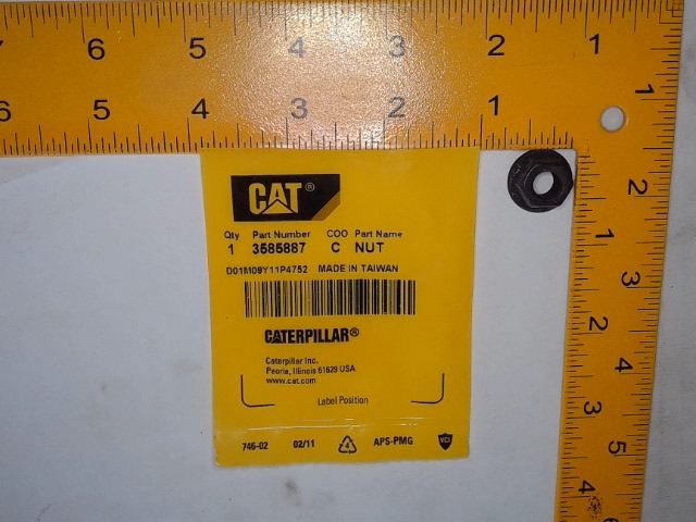 358-5887 Nut-hex for CATERPILLAR