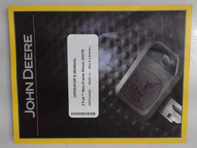 OMTCU39291 Manual for JOHN DEERE