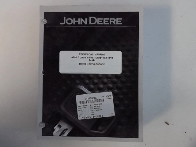 TM2253 Technical Manua for JOHN DEERE