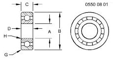 AT139681 Ball Bearing for JOHN DEERE