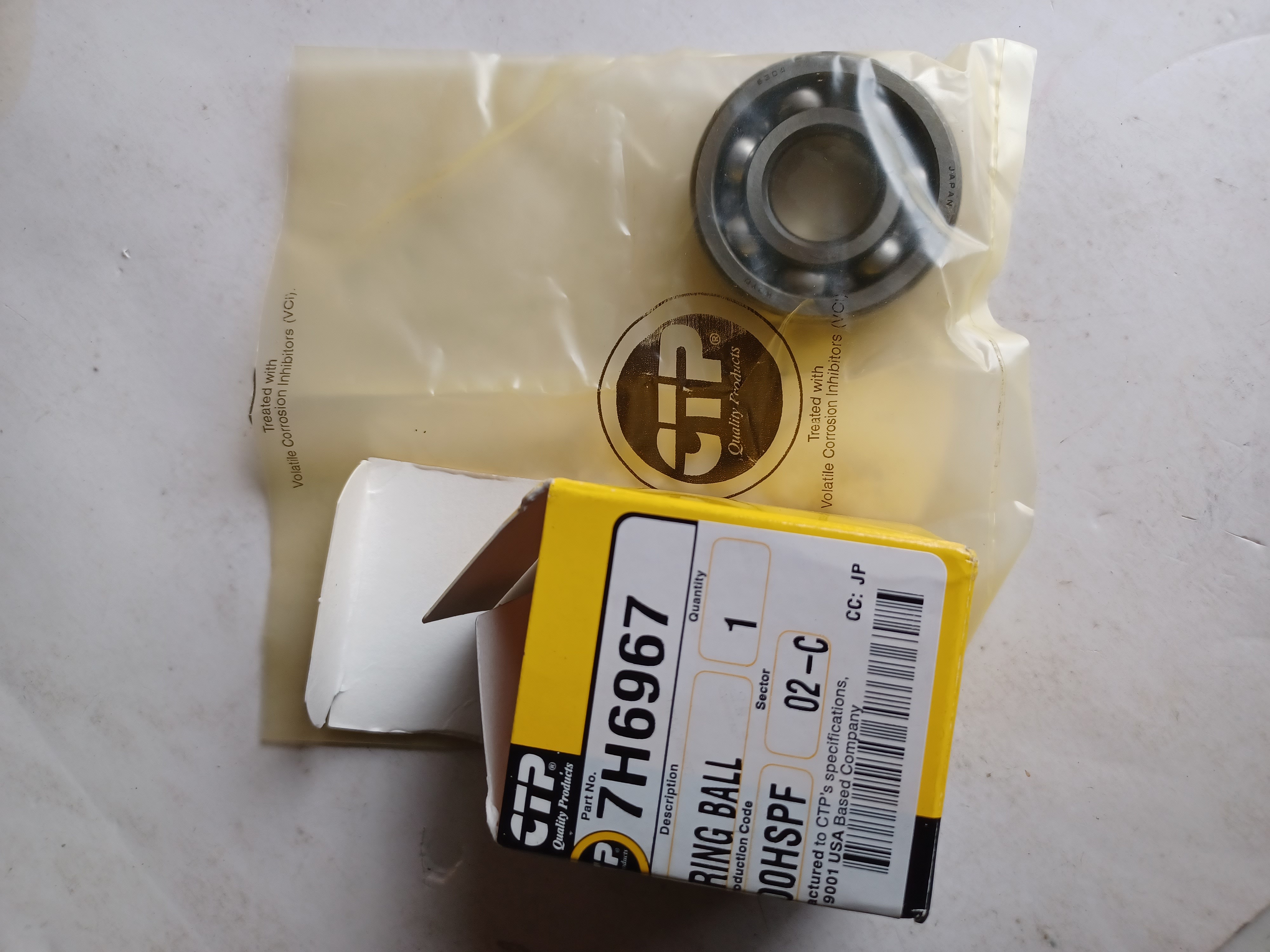 7H6967 Bearing Ball for CATERPILLAR