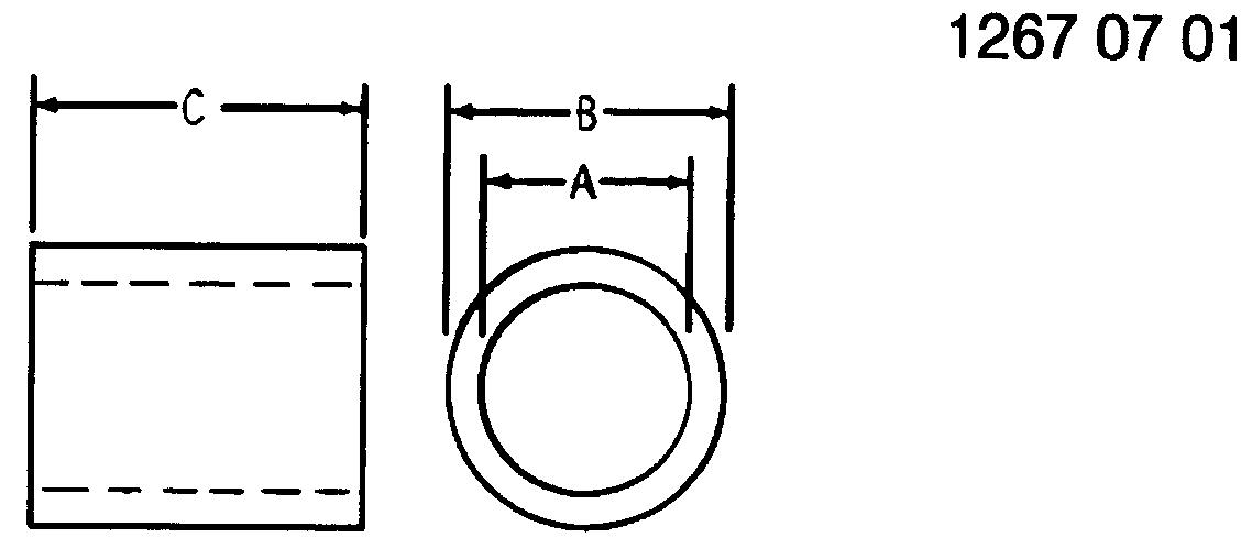 L106T Felt Washer for JOHN DEERE