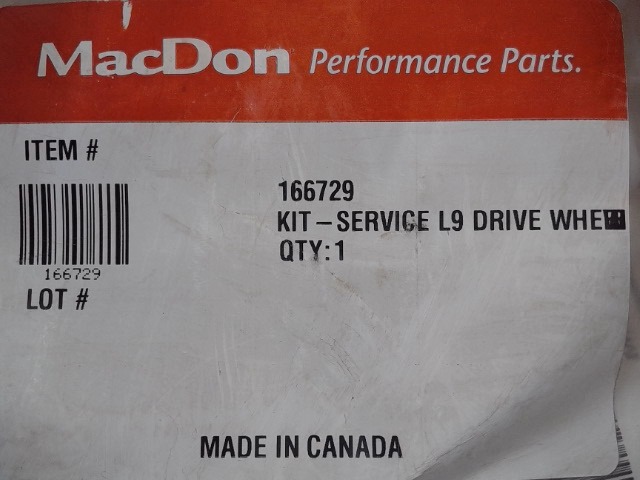 166729 Wheel Kit L9 Hw