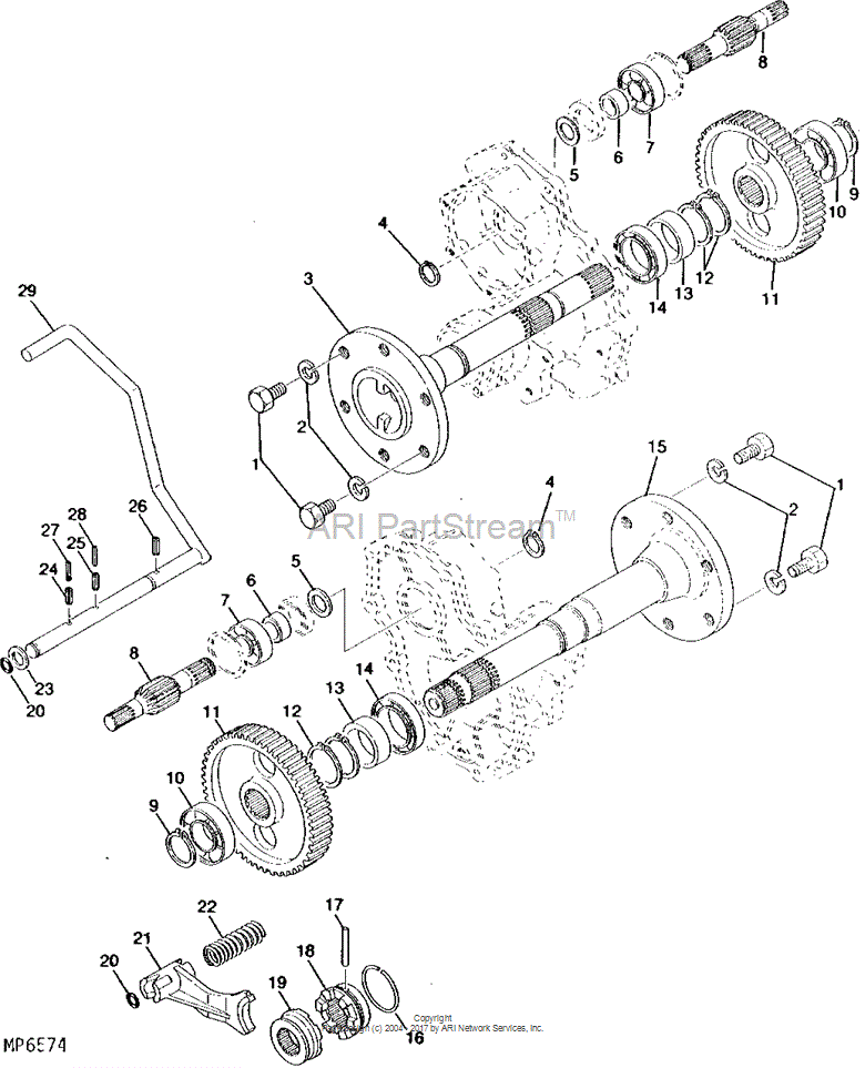 CH19719 Seal for JOHN DEERE
