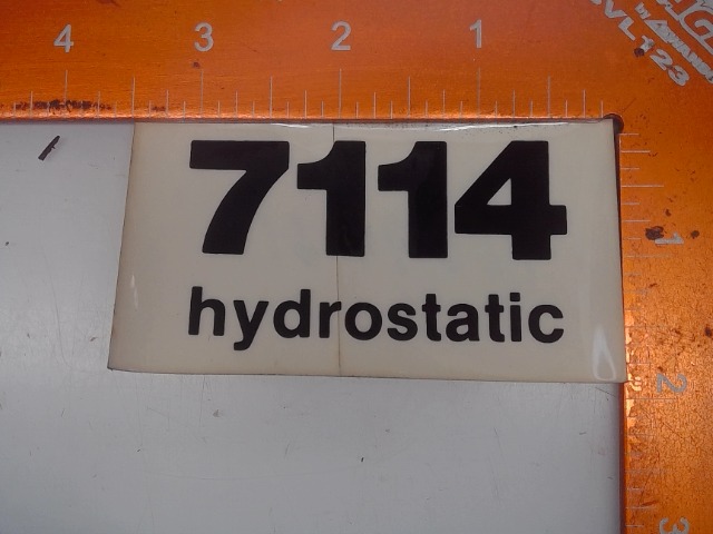 1669461 Decal [7114hyd] for AGCO