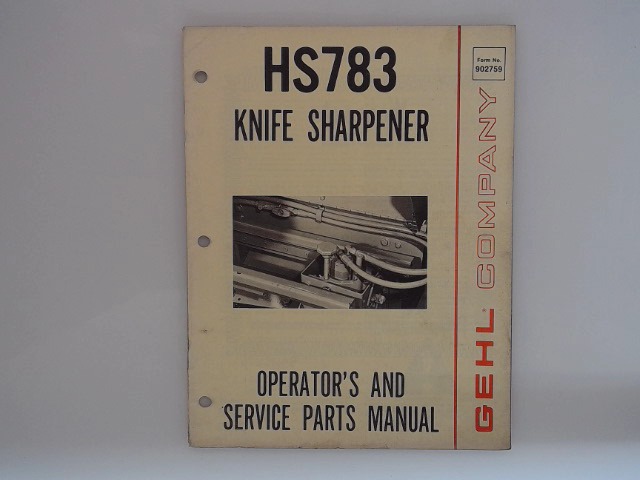 902759 Manual for GEHL MANITOU