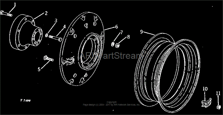A4819R Rim for JOHN DEERE