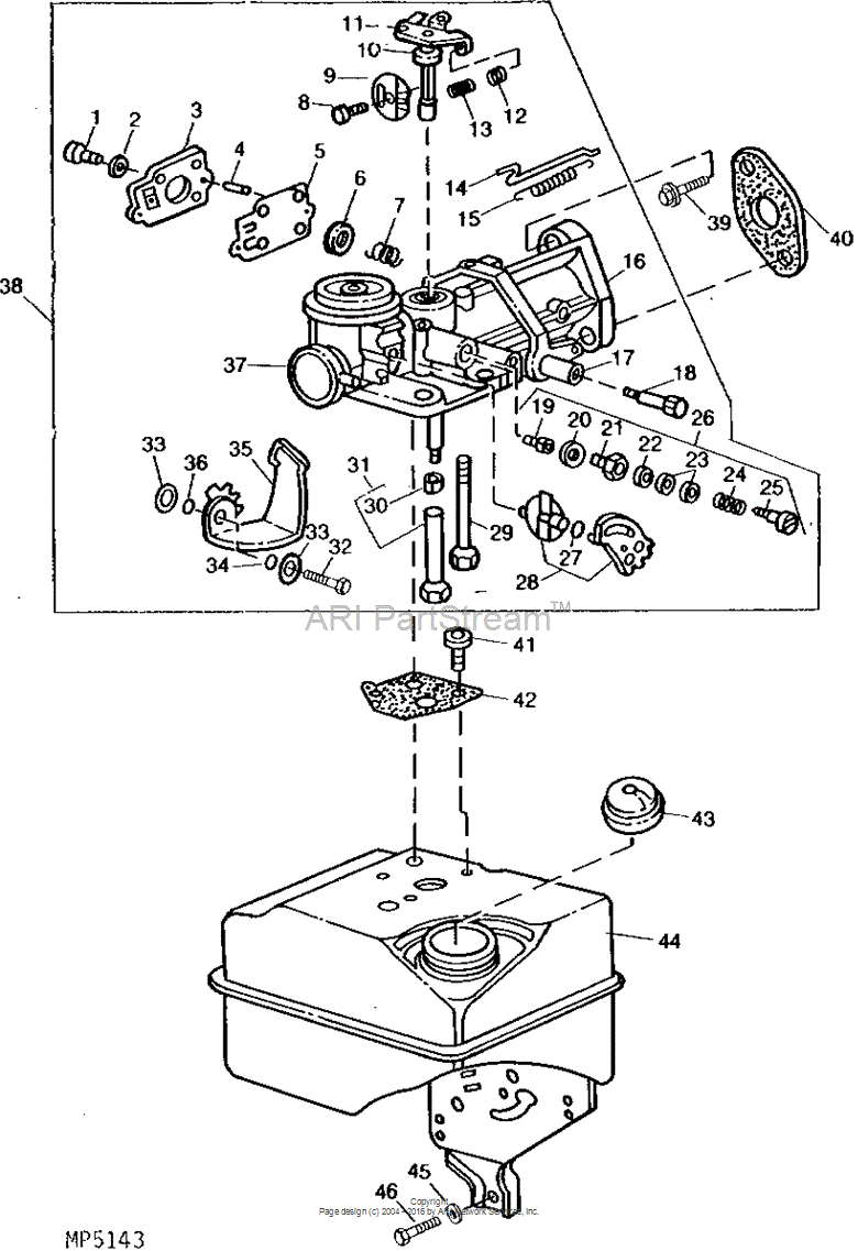 M47838 Needle for JOHN DEERE