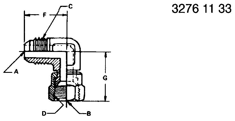 X5C6X-S Fitting for JOHN DEERE