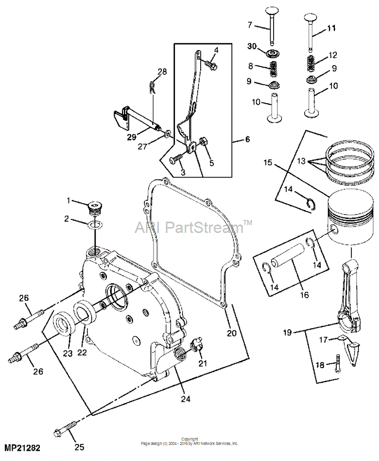 LG281658S Cap for JOHN DEERE
