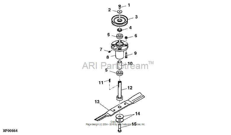 5WP78127KT Blade Kit for JOHN DEERE