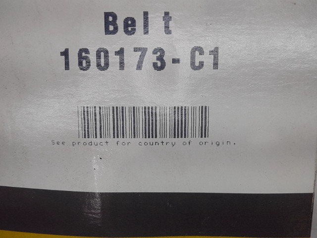160173C1 CASE Unloader Jackshaft Drive Belt For Case Ih Combine,