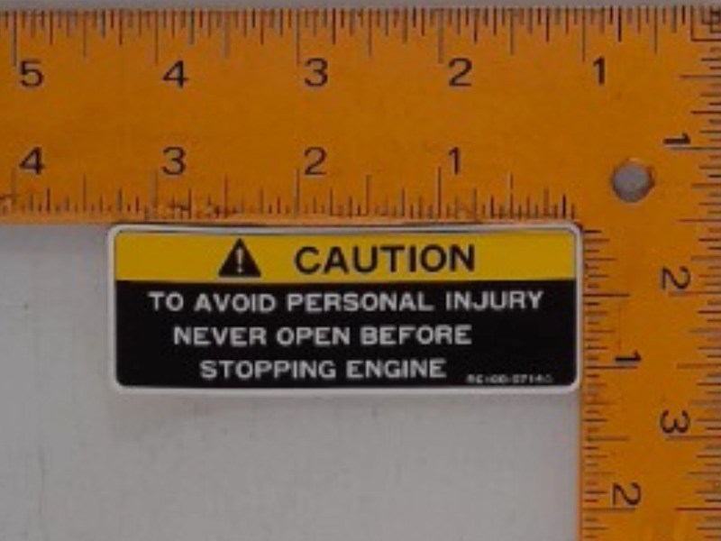RC108-57140 Decal for KUBOTA