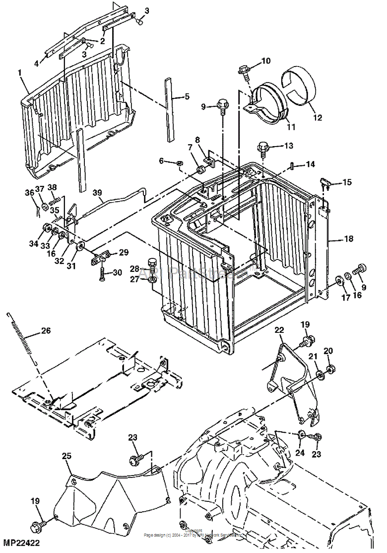 LVA800069 Bracket Kit for JOHN DEERE