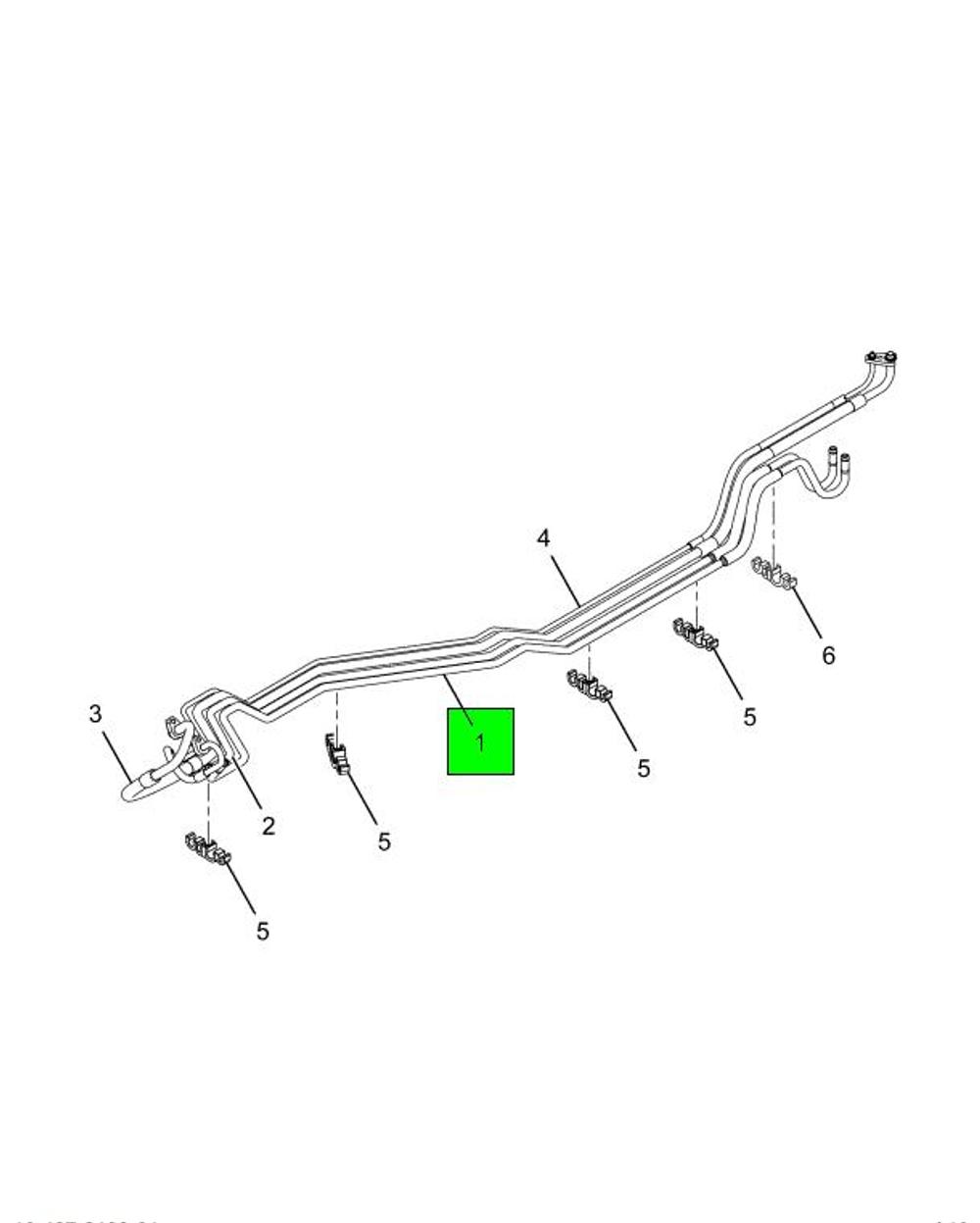 4088748C1 Hose, Heater, Assembly- Supply Sht Sleeper Hrzn