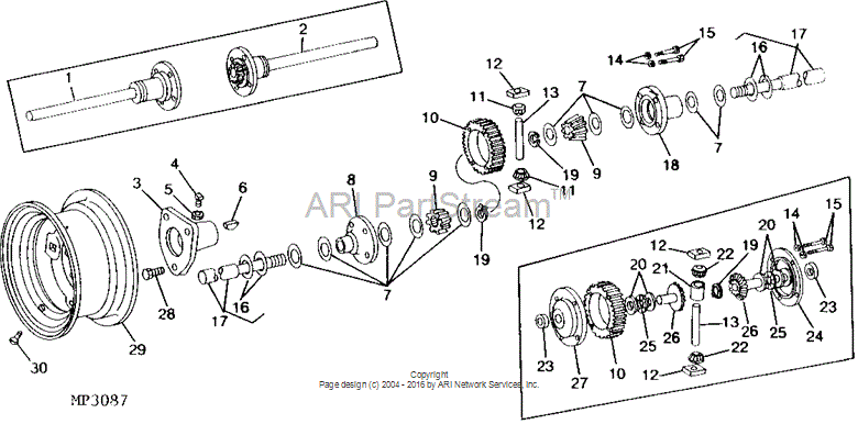 M41128 Block for JOHN DEERE