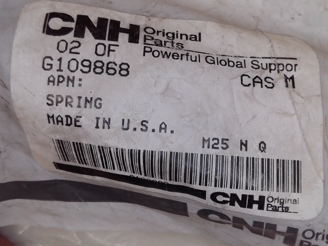 G109868 Spring for CASE NEW HOLLAND