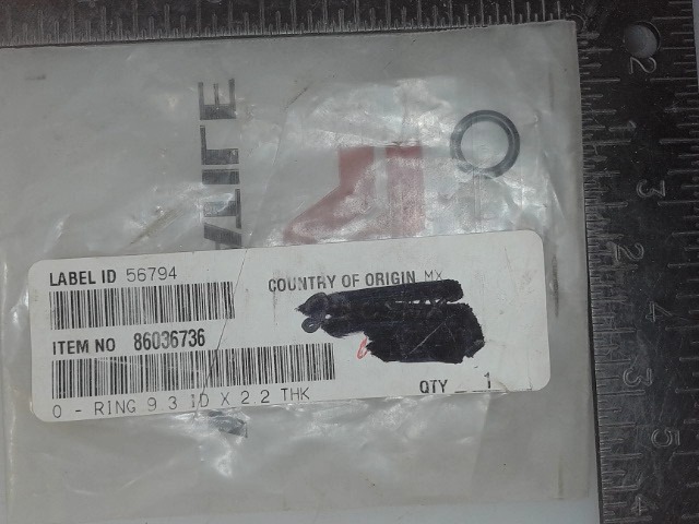 86036736 VERSATILE O-ring