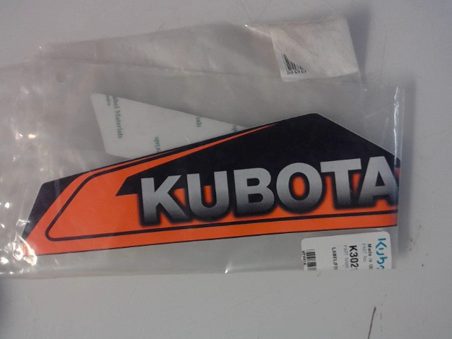 K3021-65240 Label for KUBOTA