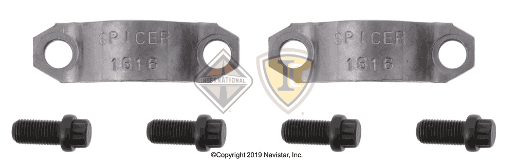1685128C91 Kit, "u" Joint Straps And Bolts for NAVISTAR