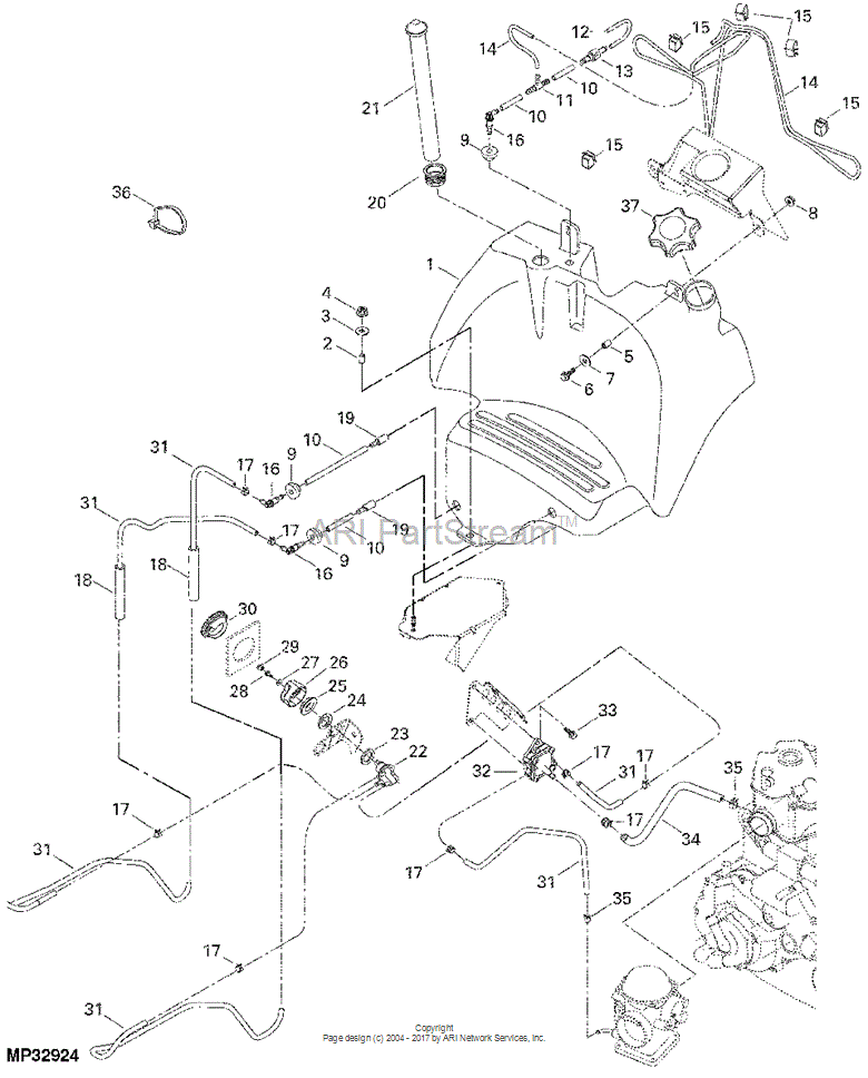 C208640860 Screw for JOHN DEERE