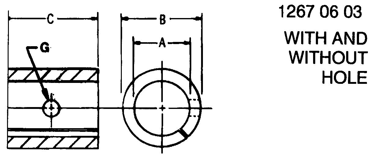 A4797R Bushing for JOHN DEERE
