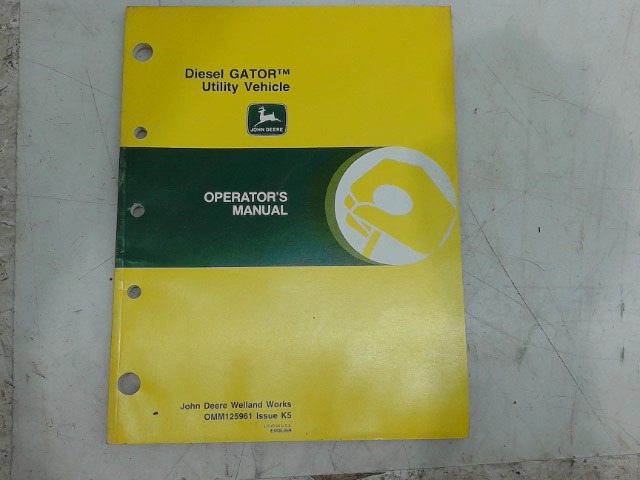 OMM125961 Manual for JOHN DEERE